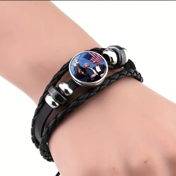 Trump Leather Bracelet - Picture 5 of 8